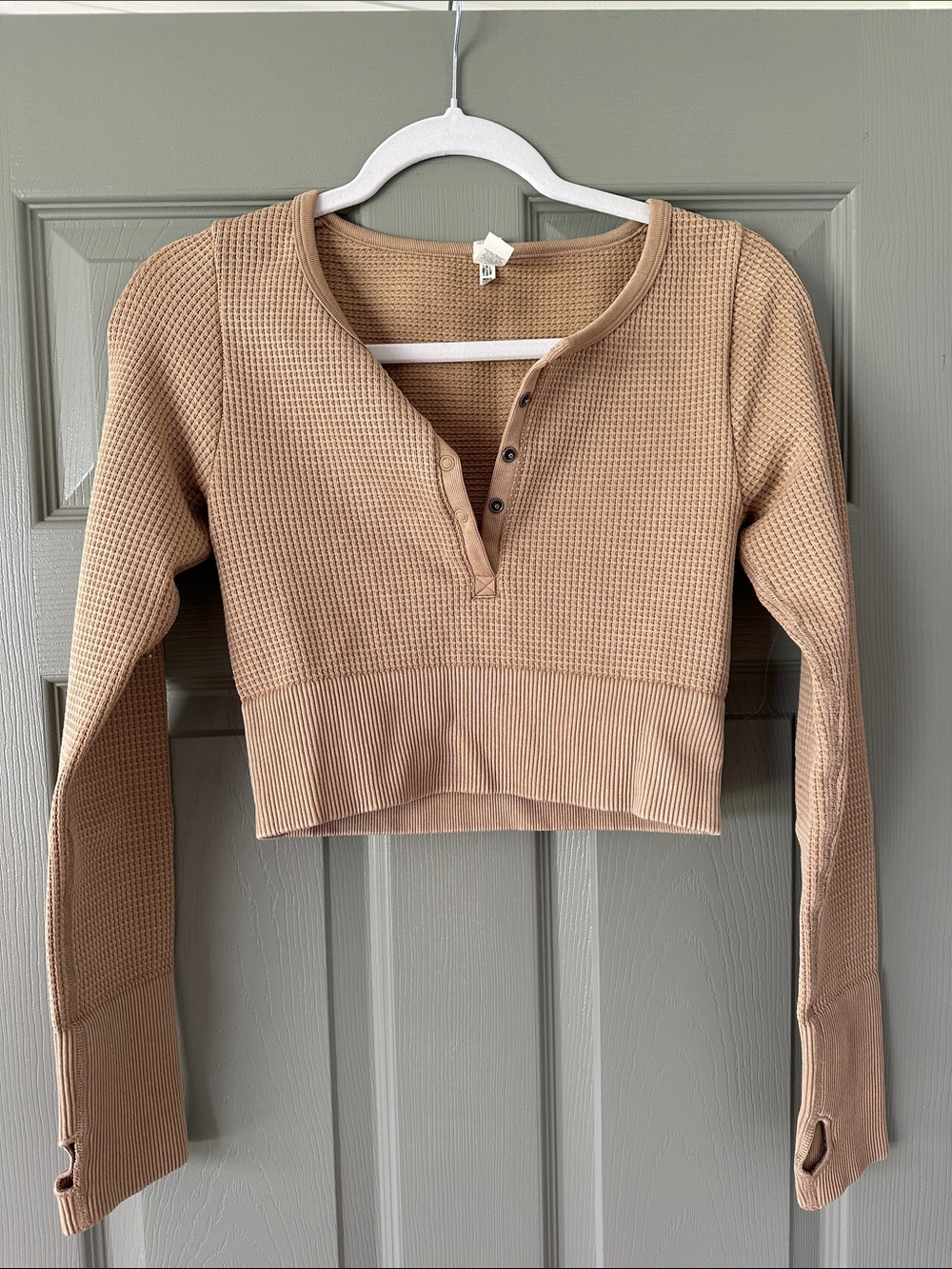 Offline by Aerie Waffle Crop Top
